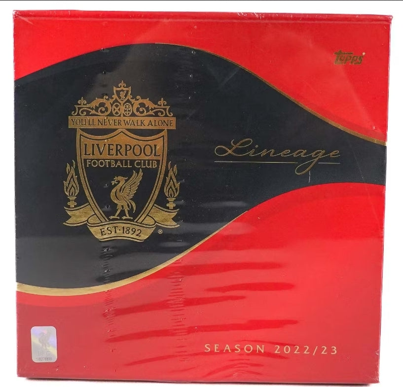 2022-23 Topps Liverpool Lineage Soccer Hobby, 6 Box Case