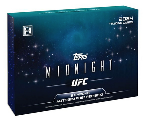 *PRESELL* 2024 Topps UFC Midnight Hobby, Box *RELEASES 5/15*
