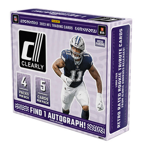 *PRESELL* 2023 Panini Clearly Donruss Football Hobby, Box *RELEASES 5/17*