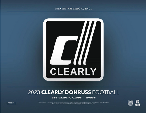 2023 Panini Clearly Donruss Football Hobby, 16 Box Case *RELEASES 5/17*