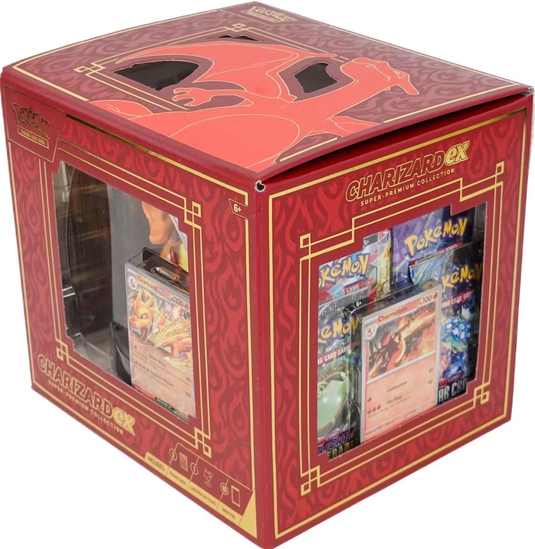pokemon charizard ex super premium collection trading card box Pokemon Charizard EX Super Premium Collection, 4 Box Case