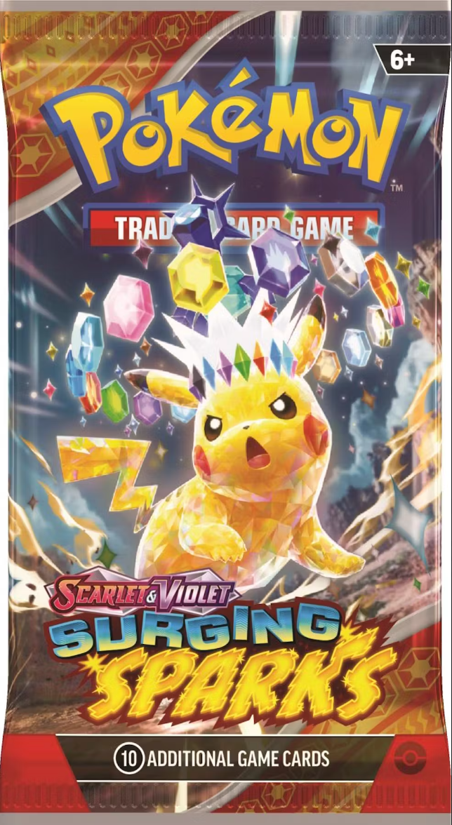 Pokemon Scarlet & Violet Surging Sparks, 6 Booster Box Case Pokemon Scarlet & Violet Surging Sparks, 6 Booster Box Case
