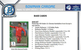 2022 Bowman Chrome Road to UEFA Under 21 European Championship Soccer Hobby, Box