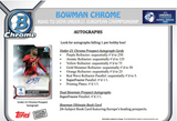 2022 Bowman Chrome Road to UEFA Under 21 European Championship Soccer Hobby, Box
