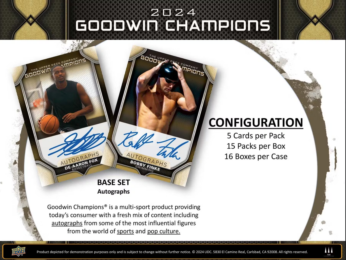 2024 Upper Deck Goodwin Champions Multi-Sport Hobby, Box