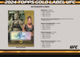 2024 Topps UFC Gold Label Hobby, Pack
