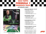 2024 Topps Paddock Pass F1 Formula 1 Racing, Hanger Fat Pack