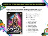 2023-24 Topps Cosmic Chrome Basketball Hobby, Box