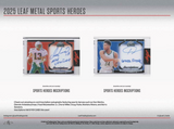 2025 Leaf Metal Sports Heroes Hobby, 15 Box Case