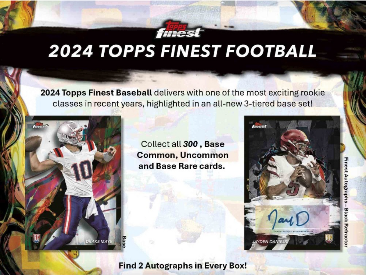 2024 Topps Finest Football Hobby, Box 2024 Topps Finest Football Hobby, Box