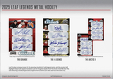 2025 Leaf Metal Legends Hockey Hobby, Box