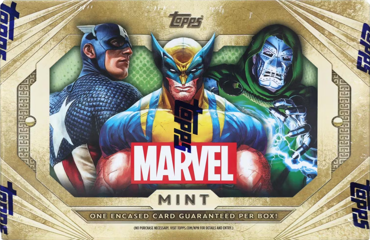 topps marvel booster box 2025 Topps Mint Marvel Hobby, Box