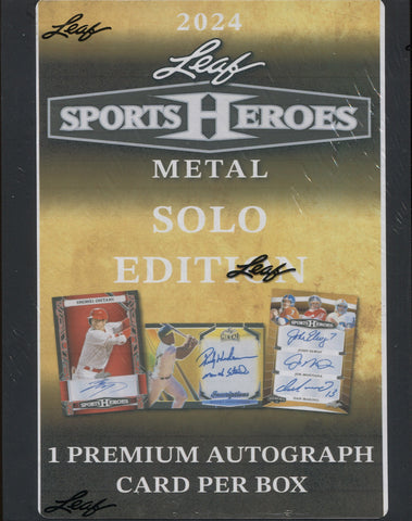 2024 Leaf Metal Sports Heroes Multi-Sport Solo Edition, Box