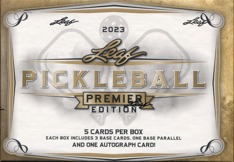*LAST BOX* 2023 Leaf Pickleball Premier Edition Hobby, Box