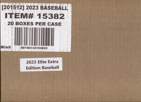 *LAST CASE* 2023 Panini Elite Extra Edition Baseball Hobby, 20 Box Case