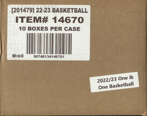 2022-23 Panini One & One Basketball Hobby, 10 Box Case