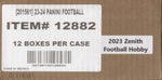 *LAST CASE* 2023 Panini Zenith Football Hobby, 12 Box Case