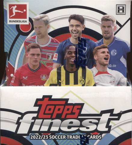 *JUST IN* 2022-23 Topps Finest Bundesliga Soccer Hobby, Box