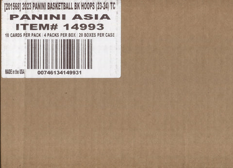 2023-24 Panini NBA Hoops Basketball Asia TMALL, 20 Box Case
