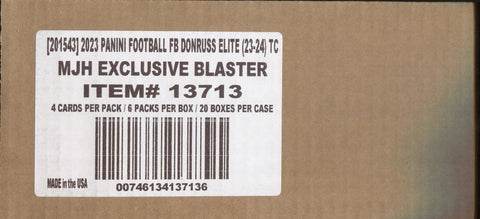 2023 Donruss Elite Football, 20 Blaster Box Case