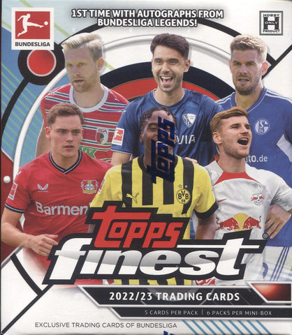 *JUST IN* 2022-23 Topps Finest Bundesliga Soccer Hobby, Mini-Box
