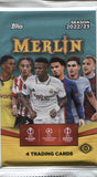 2022-23 Topps UEFA Club Competitions Merlin Chrome Soccer Hobby, Pack