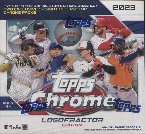 2023 Topps Chrome Logofractor Edition Baseball Hobby, Box