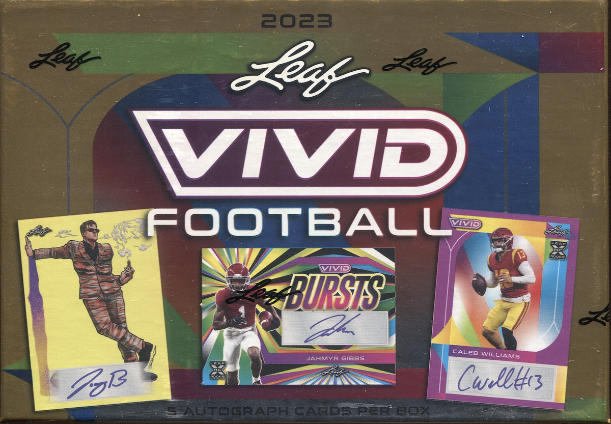 2023 Leaf Autographed Football Jersey Box