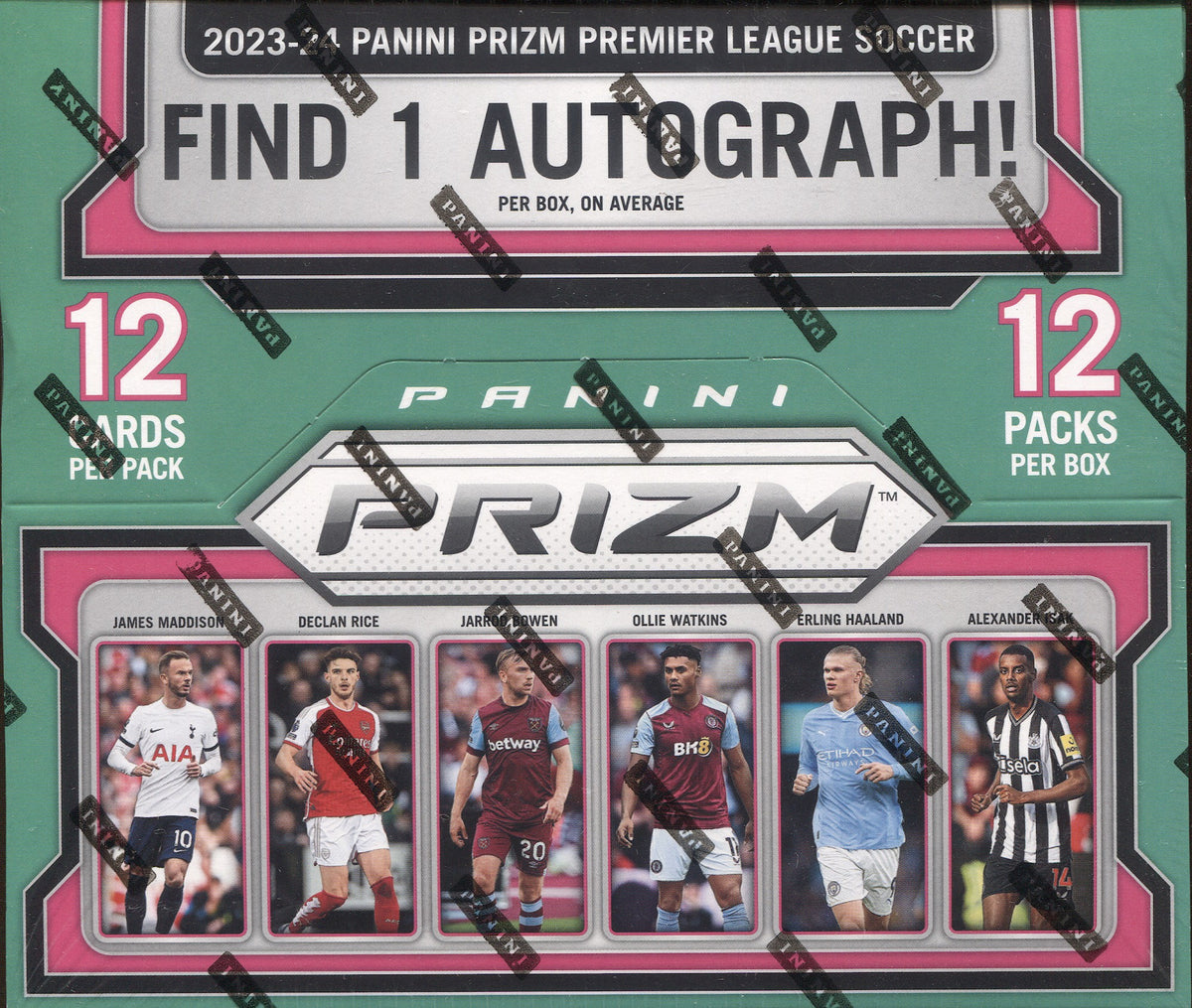 2023-24 Panini Prizm Premier League EPL Soccer, 12 Hobby Box 