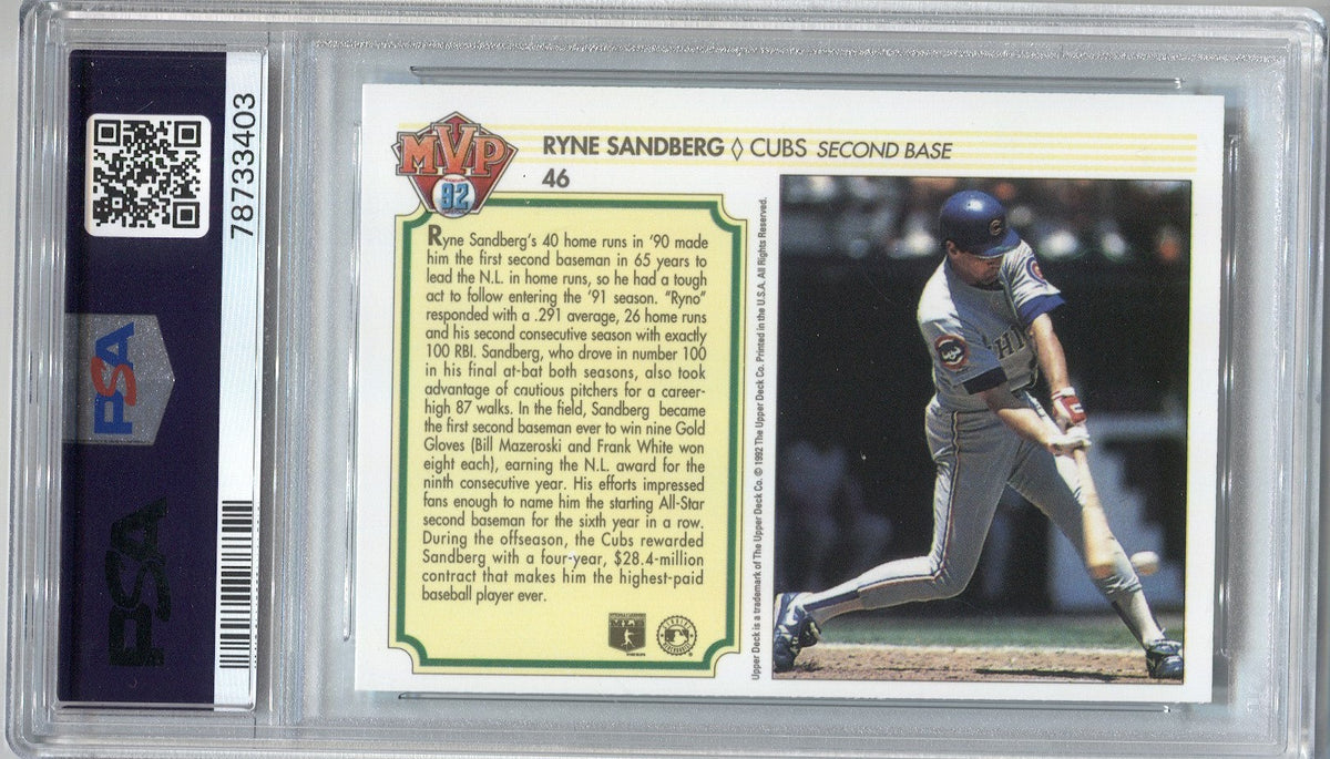 2006 Topps # Ryne Sandberg Rookie of The Week Baseball Card