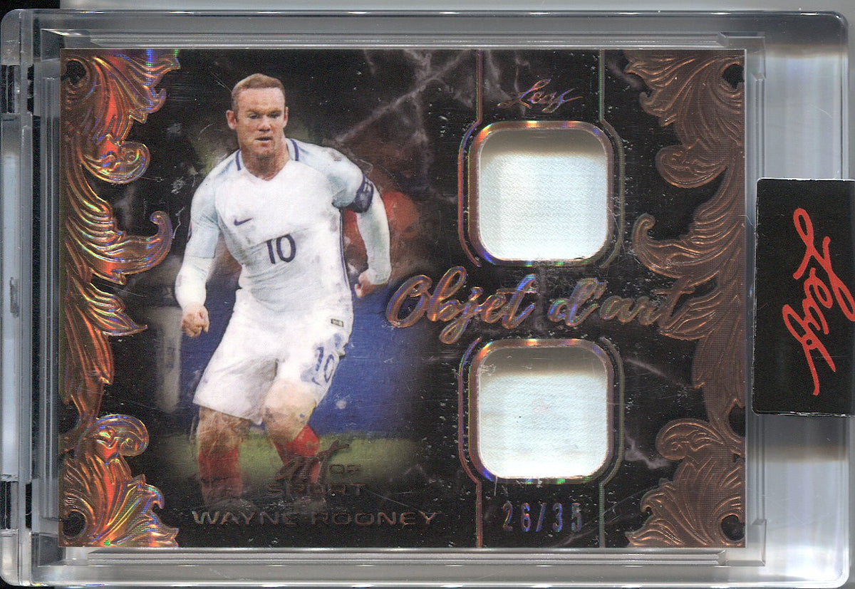 2023 David Beckham Leaf Superlative RED ARISTOCRACY DUAL JERSEY 04/25