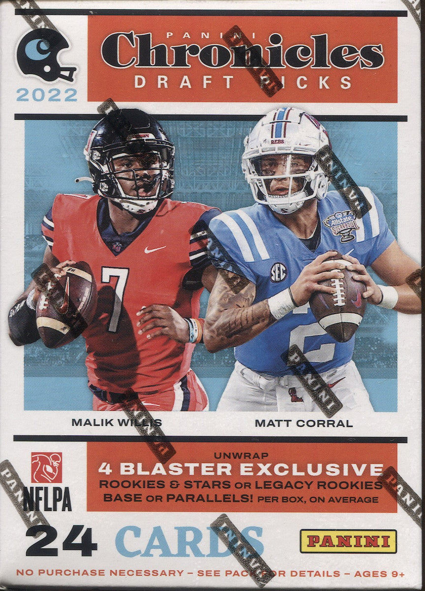 2022 Panini Chronicles Draft Picks Football, 20 Blaster Box Case