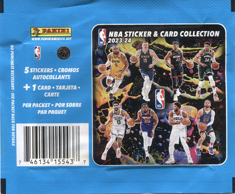 2023-24 Panini NBA Sticker & Card Collection Basketball, Sticker Pack