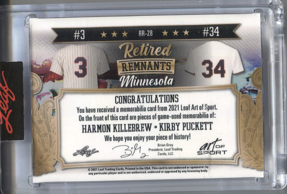 Kirby Puckett Framed Minnesota Twins Jersey 