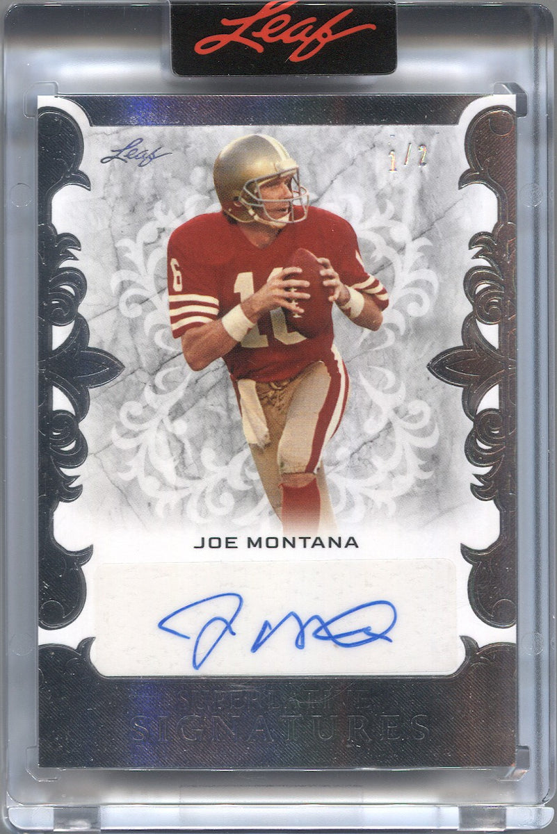 Joe Montana Autographed Signed Football Auto Hall of Fame HOF 