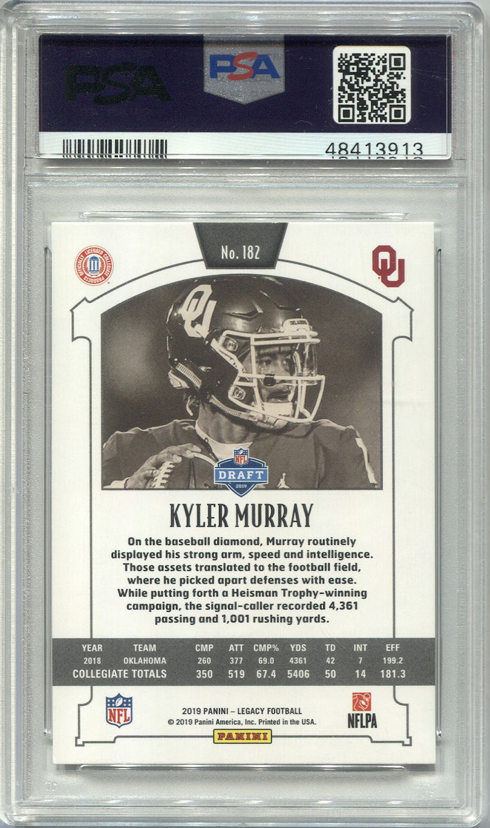 Lot Detail - 2019 Panini White Sparkle Prizm #301 Kyler Murray