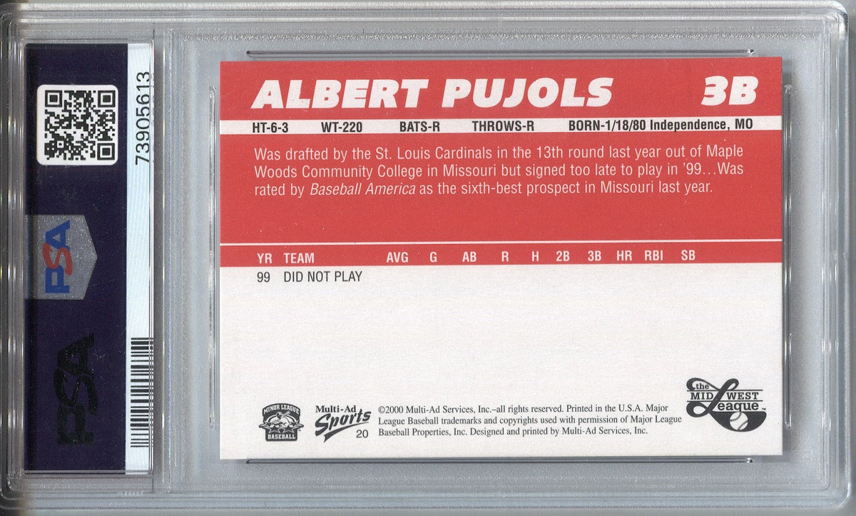 A video look back at Albert Pujols first pro season as a 2000 Peoria Chief