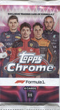 2023 Topps Chrome Formula 1 F1 Racing Hobby, Pack