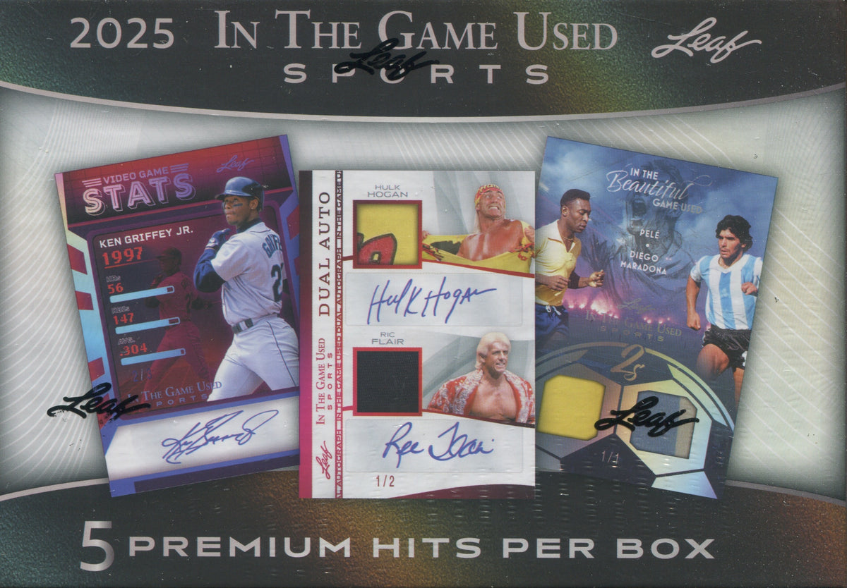 2025 Leaf In The Game Used Multi-Sport Hobby, Box