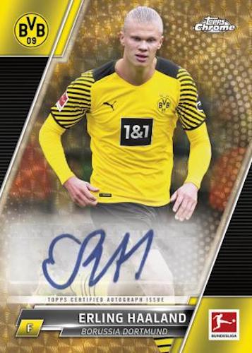 2021-22 Topps Chrome Bundesliga League Soccer Hobby, Pack