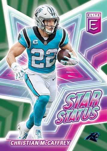 2021 Panini Clearly Donruss Football CHRISTIAN McCAFFREY