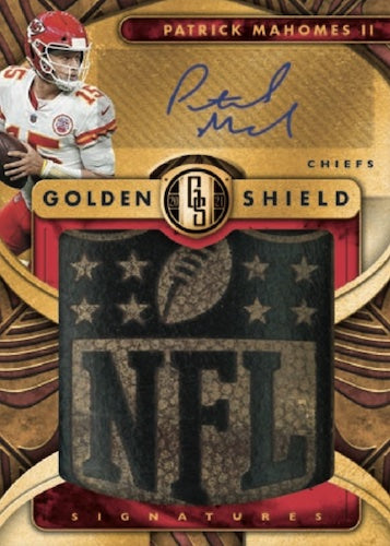 2021 Panini Gold Standard Gold Gear Memorabilia Premium #GG-JB Joe Burrow  NFL Shield Patch Card (#1/1) - PSA NM-MT 8 on Goldin Auctions