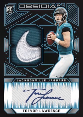 Trevor shops Lawrence Obsidian Blue Patch ROOKIE