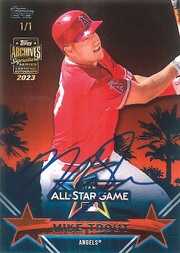 2023 Topps Archives Signature Active Baseball Hobby, Box