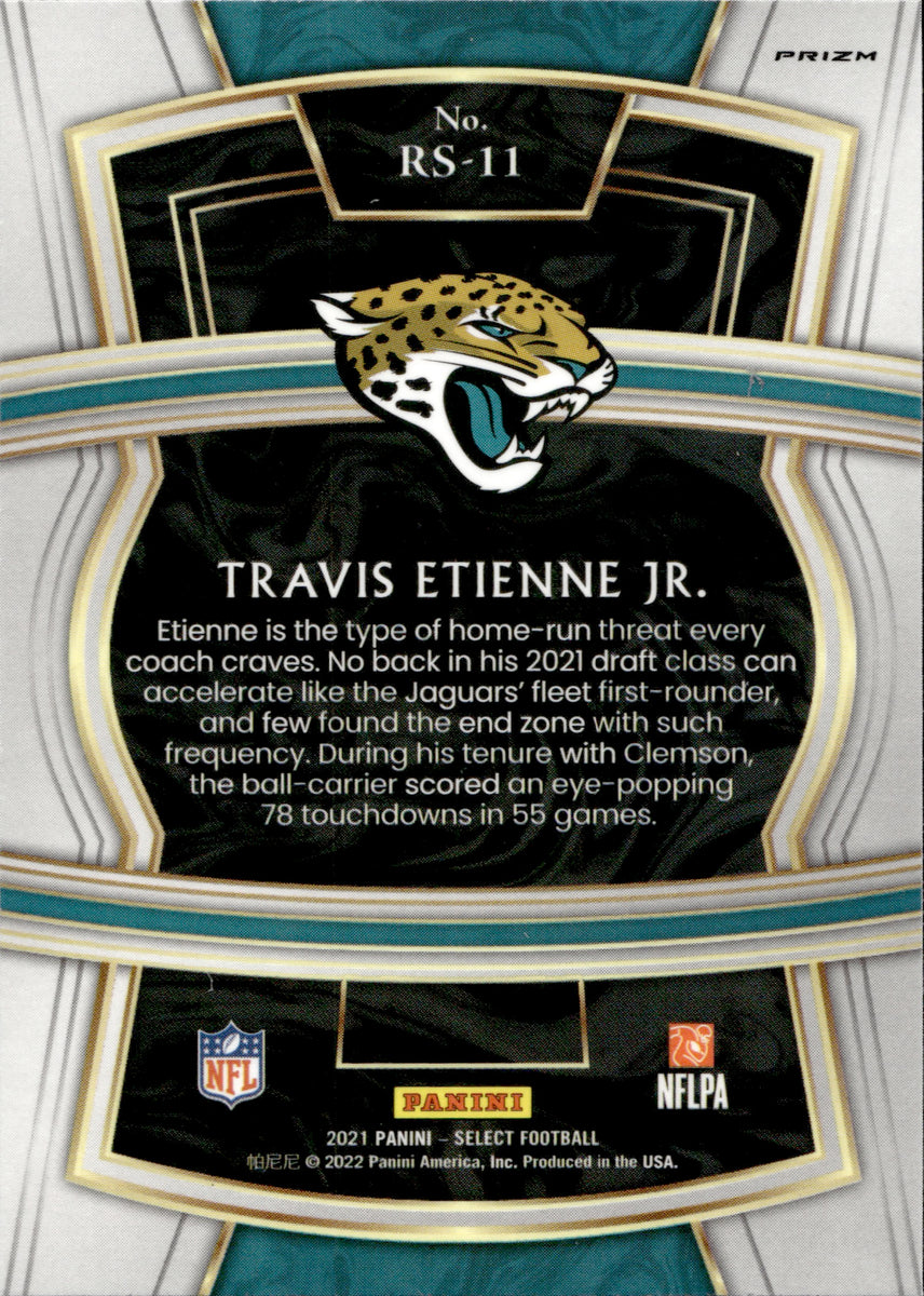  2021 Panini Prizm Travis Etienne Jr Silver Prizm