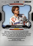 2022 Cole Moore Panini Prizm HYPER BLUE AND CAROLINA BLUE SENSATIONAL SIGNATURES AUTO 05/25 AUTOGRAPH #S-CM NASCAR
