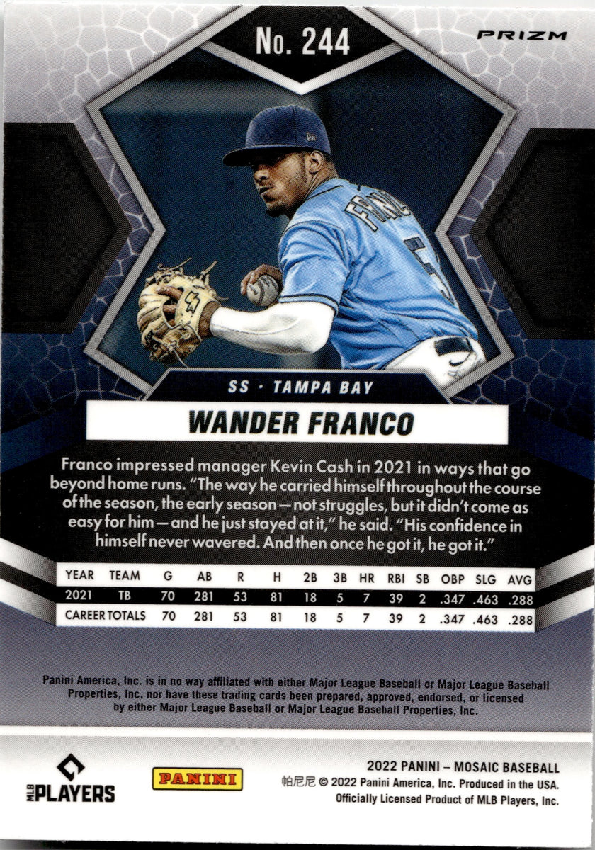 Tampa Bay Rays: Wander Franco 2022 Poster - Officially Licensed