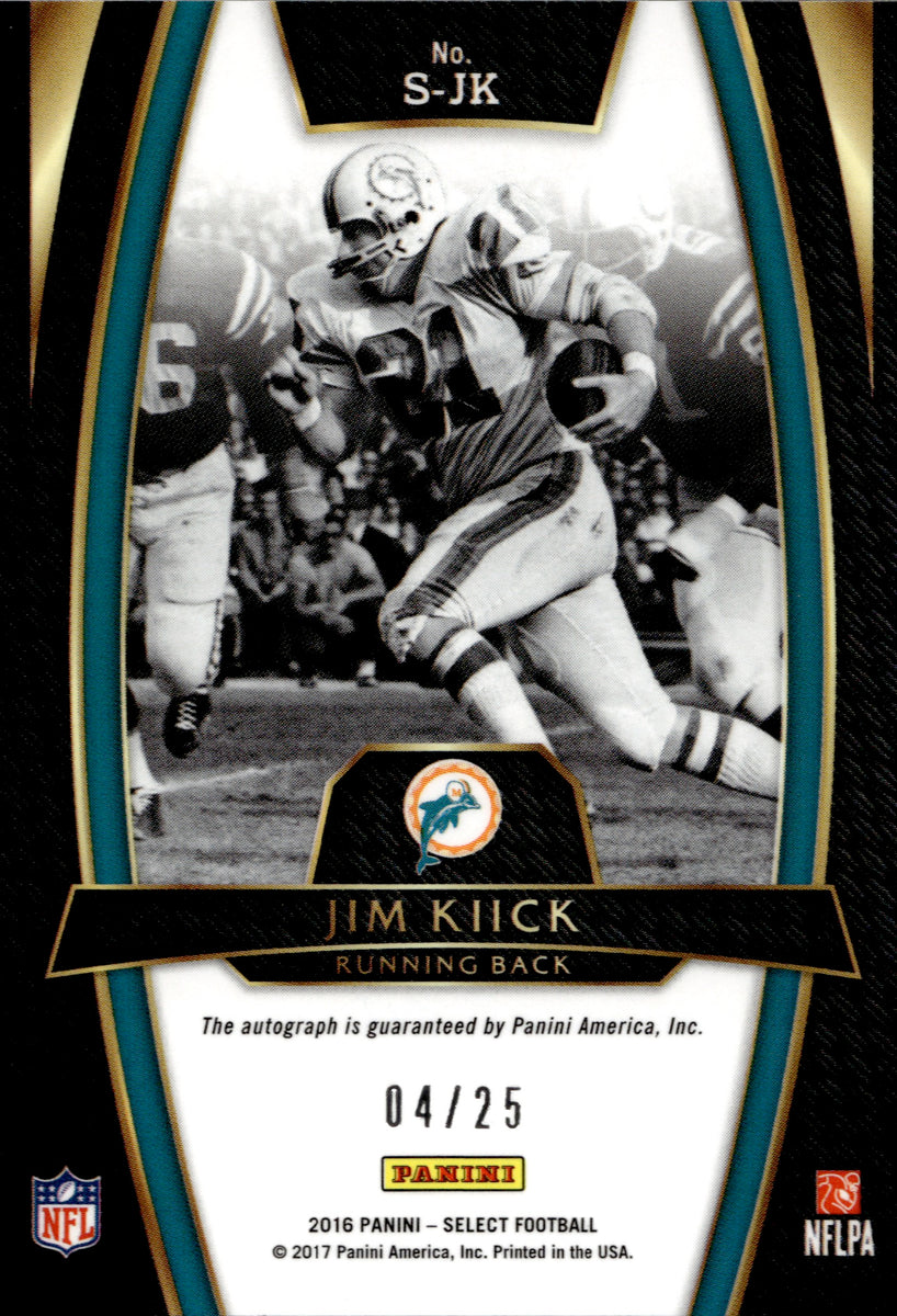 Jim Kiick autographed Jersey (Miami Dolphins)