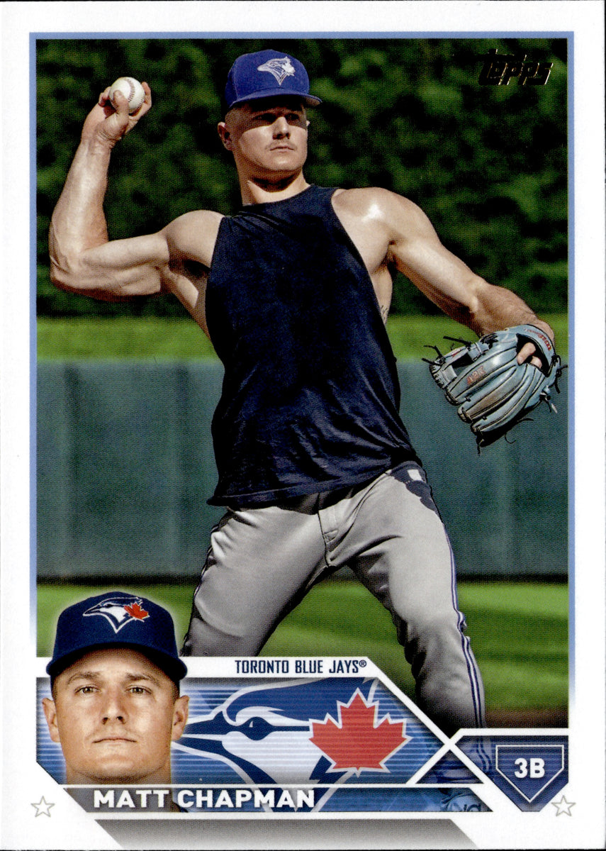  2023 TOPPS CHROME REFRACTOR PRISM #158 MATT CHAPMAN TORONTO BLUE  JAYS BASEBALL OFFICIAL TRADING CARD OF MLB : Collectibles & Fine Art