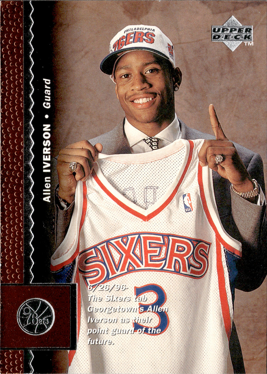 Allen Iverson Jersey Number 3 Philadelphia 76ers NBA Basketball Hat Pin
